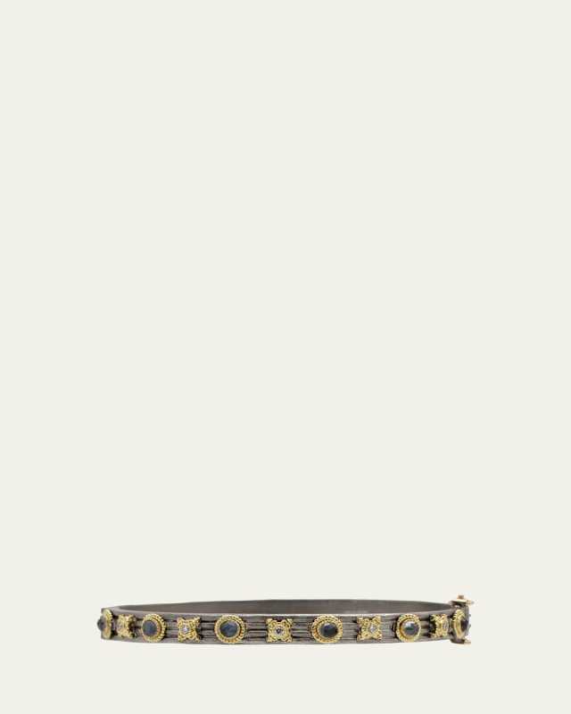 Old World Diamond "X" Hinge Bracelet